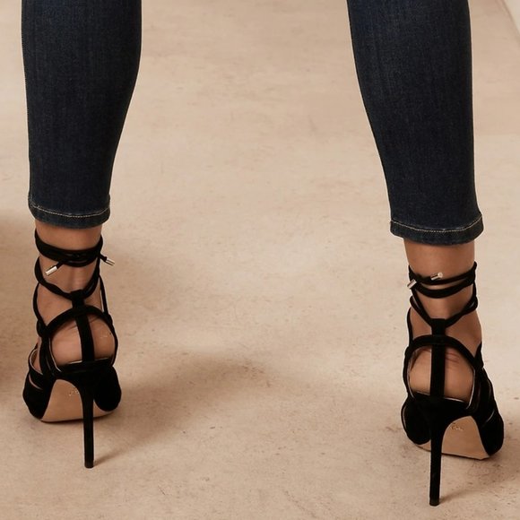 Banana Republic Twist-Front Suede Heel - Picture 3 of 10